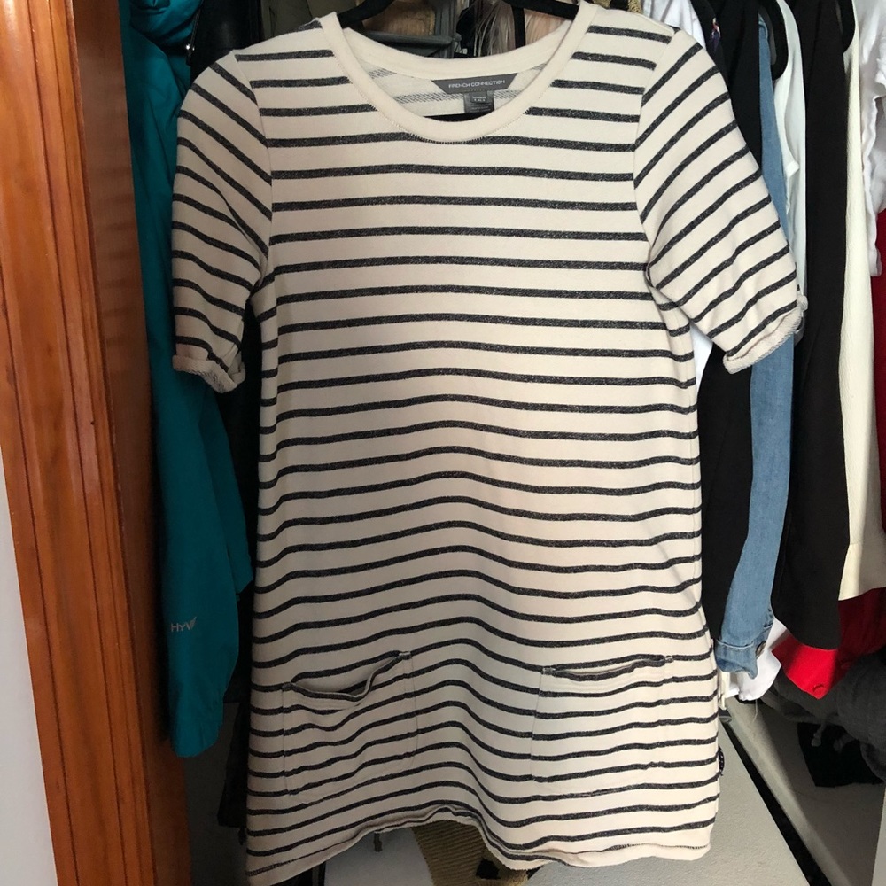 French Connection striped t-shirt dress